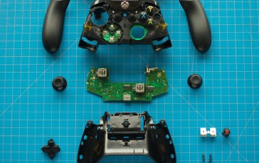 Exploded-view Diagram, Controllers, Xbox, Parts, Remote Control Wallpaper