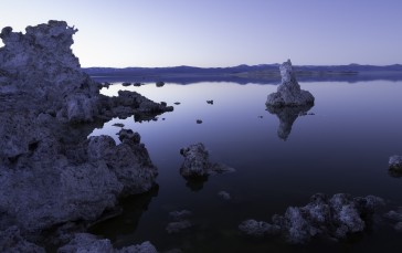 Mono Lake, Sunset, Twilight, Photography, Landscape Wallpaper