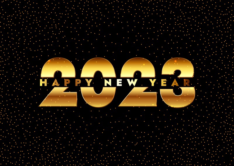 2023 (year), New Year, Holiday Wallpaper