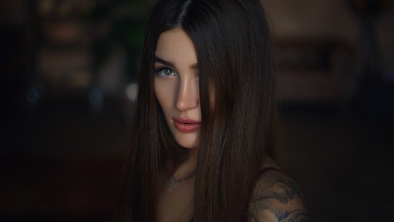 Sergey Zhirnov, Women, Brunette, Straight Hair Wallpaper