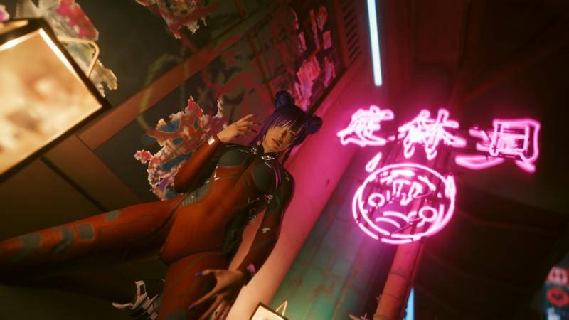 Video Game Characters, CGI, CD Projekt RED, Neon Wallpaper