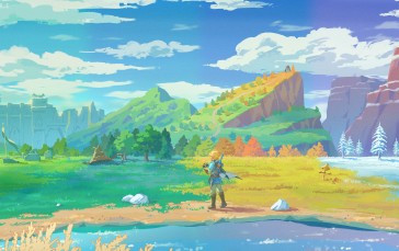 The Legend of Zelda, Zelda Breath of the Wild, The Legend of Zelda: Breath of the Wild, Link Wallpaper