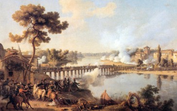 Battle of Lodi, Napoleonic Wars, War, Louis-Francois Lejeune, French Army, Artwork Wallpaper