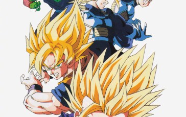 Dragon Ball, Son Goku, Gohan, Trunks (Dragon Ball), Vegeta, Piccolo Wallpaper