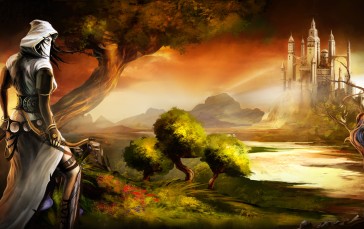Trine, Video Games, Video Game Characters, Video Game Art, Water Wallpaper