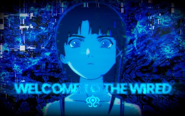 Serial Experiments Lain, Lain Iwakura, Glitch Art, Noise, Looking at Viewer Wallpaper