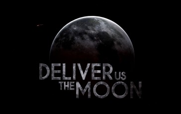 Video Games, Deliver Us The Moon, Minimalism, Logo, Simple Background Wallpaper