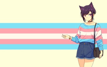 Paxiti, Transgender, Sweater, Striped, Striped Sweaters Wallpaper