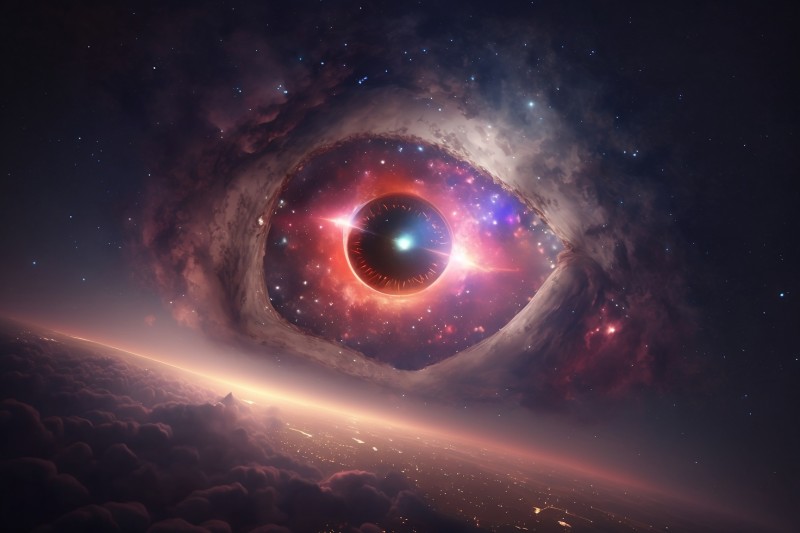 Cosmic Eye, Space, Universe, Stars, Bright Wallpaper