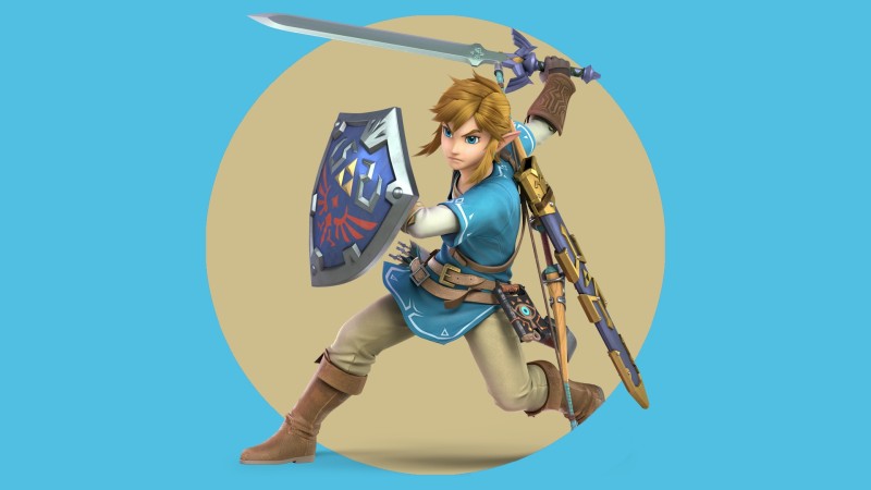 Super Smash Bros. Ultimate, Zelda, Link, Nintendo Wallpaper