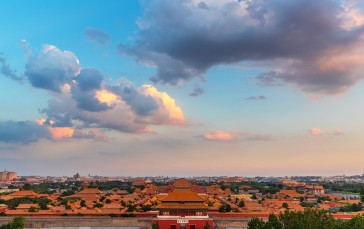 Forbidden City, Architecture, Palace, Clouds, Sky Wallpaper