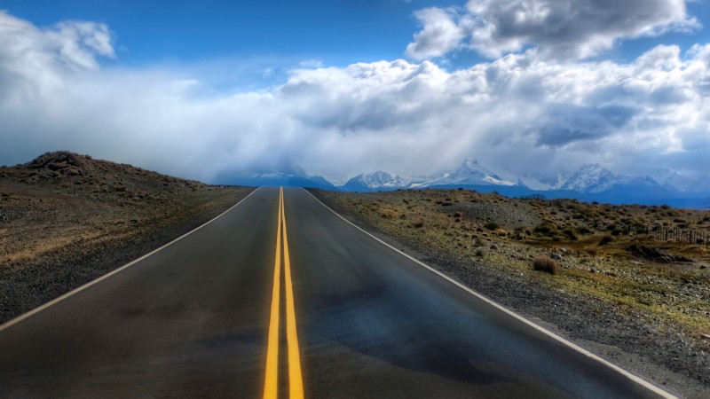 Trey Ratcliff, Photography, Landscape, Road, Mountain Chain Wallpaper