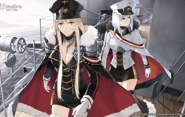 Azur Lane, Bismarck (Azur Lane), Tirpitz (Azur Lane), Bismarck (ship) Wallpaper