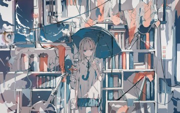 Anime, Anime Girls, Umbrella Wallpaper