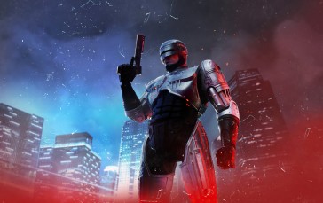 RoboCop, Science Fiction, Cyborg, Artwork Wallpaper