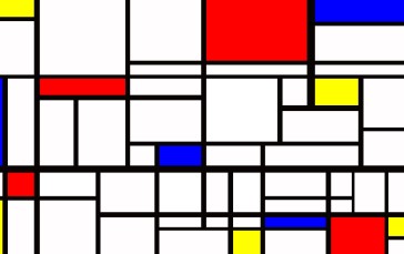 Abstract, Geometry, Mondrian, Minimalism Wallpaper