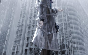 Arknights, Anime, Anime Girls, Amiya (Arknights), Raincoat Wallpaper
