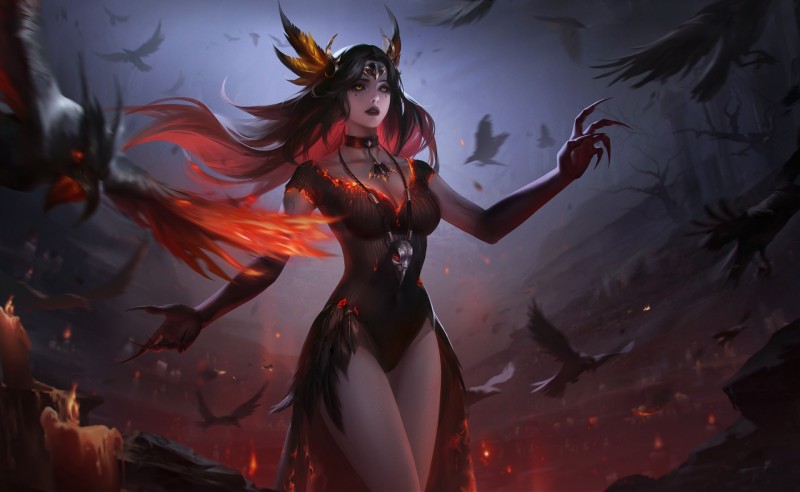 Arena of Valor, Video Games, Video Game Art, Video Game Girls, Video Game Characters, Crow Wallpaper