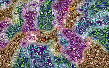 Abstract, Colorful, Digital Art Wallpaper