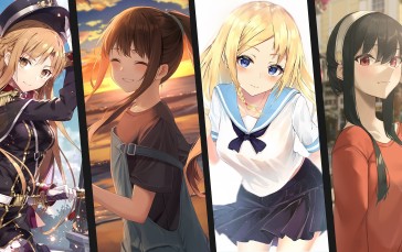 Anime, Anime Girls, Hayasaka Ai, Yor Forger, Yuuki Asuna (Sword Art Online), Crossover Wallpaper