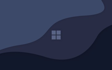 Windows 11, Windows Logo, Minimalism, Digital Art Wallpaper