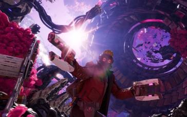 Guardians of the Galaxy (Game), Screen Shot, Video Games, Peter Quill, Star-Lord Wallpaper