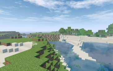 Minecraft, Nature, Video Games, Water Wallpaper