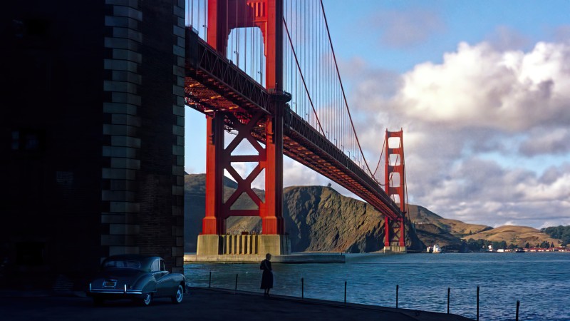 Vertigo, Movies, Film Stills, Bridge, Golden Gate Bridge, San Francisco Wallpaper
