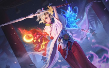 Honor of Kings, Game CG, Women, Kimono Wallpaper