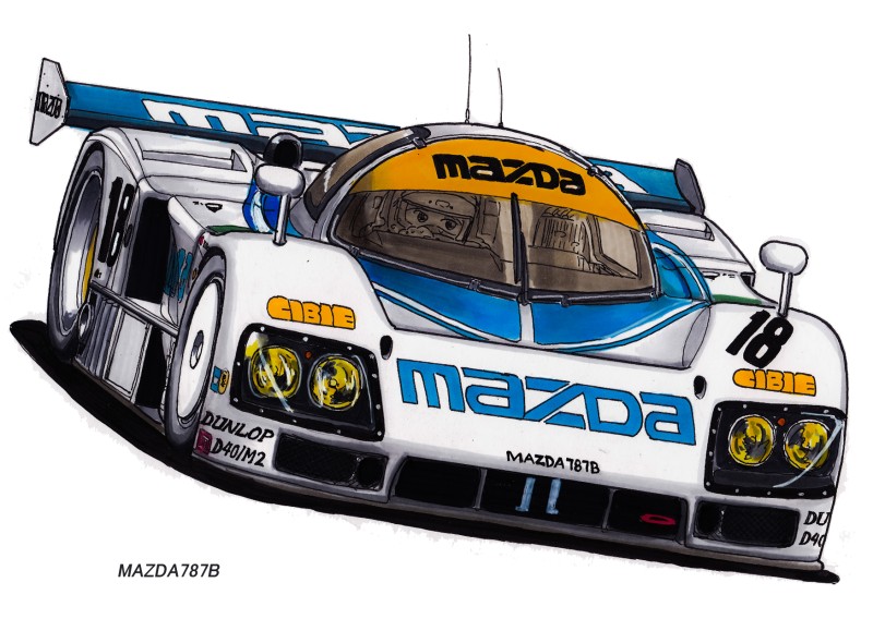 Car, Mazda 787B, Sports Car, Le Mans Prototype Wallpaper