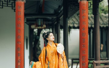 Hanfu, Women, Chinese, Chinese Dress Wallpaper