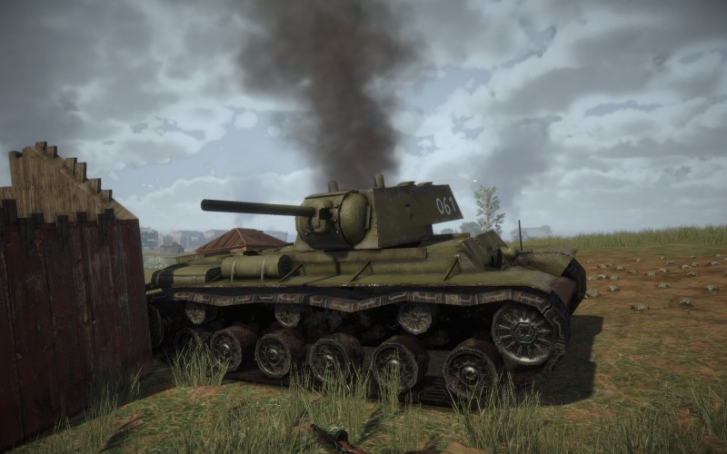 Tank, World War II, KV-1, Smoke, Easy Red 2, Video Games Wallpaper