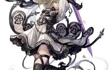 Sena, Anime Girls, Dress, Sword Wallpaper