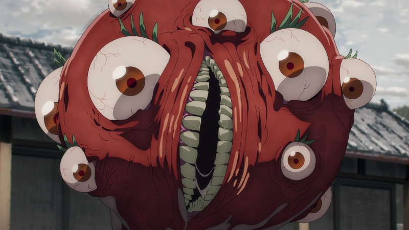 Chainsaw Man, Anime, 4K, Anime Screenshot, Eyes Wallpaper