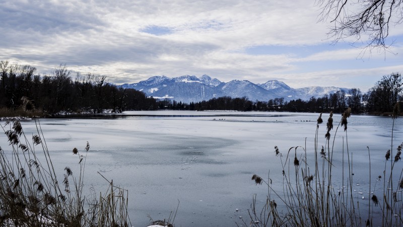 Nature, Landscape, Snow, Winter, Lake, Frozen Lake Wallpaper