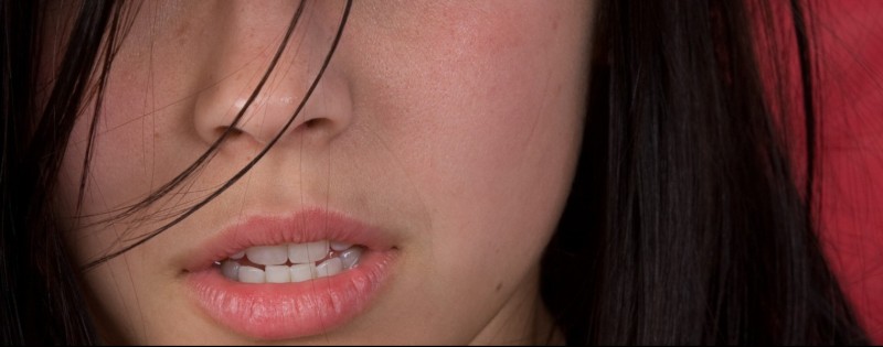 Women, Brunette, Closeup, Lips Wallpaper
