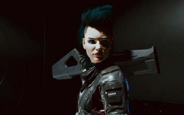 Cyberpunk 2077, Cyberpunk, Women, Weapon, Rogue (character) Wallpaper