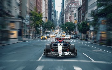 Formula 1, Formula Cars, Race Cars, Scuderia AlphaTauri, New York City Wallpaper