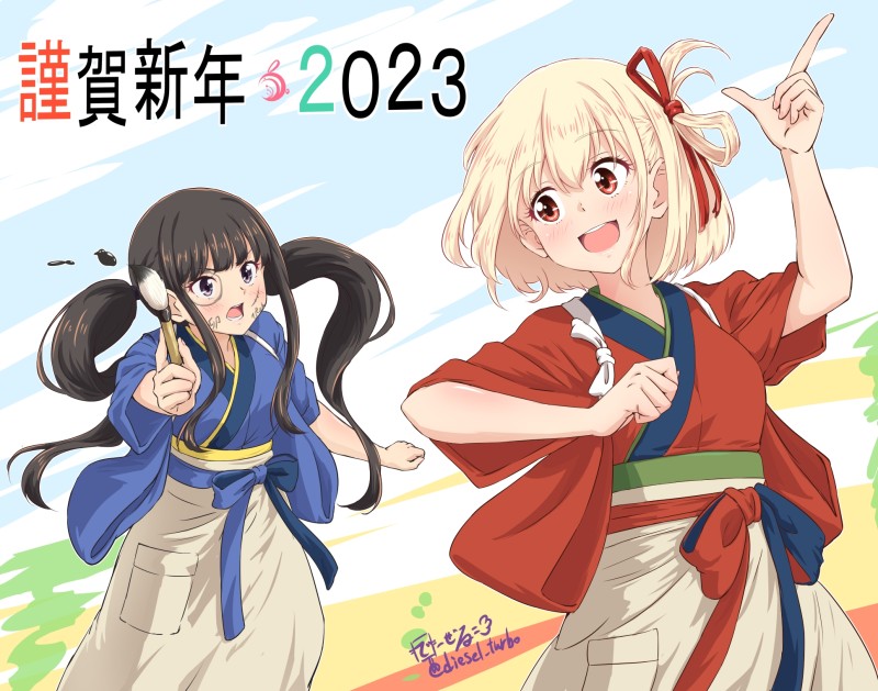 Anime, Anime Girls, Lycoris Recoil, Nishikigi Chisato, Inoue Takina Wallpaper