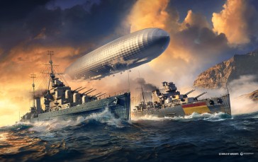 Wows, Warship, World of Warships , Video Games Wallpaper