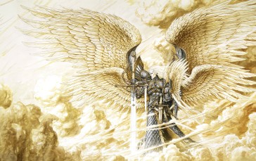 Heroes of Might And Magic 5, Artwork, Video Games, Heroes of Might and Magic, Ultrawide, Wings Wallpaper
