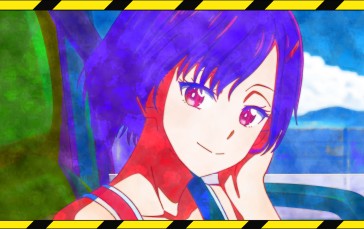 Zom 100: Bucket List of the Dead, Shizuka Mikazuki, Clouds, Anime Girls, Smiling Wallpaper