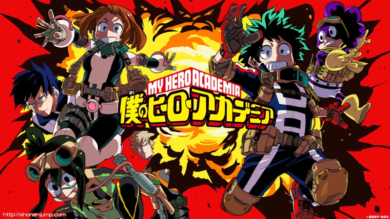 Boku No Hero Academia, Izuku Midoriya, Katsuki Bakugou, Todoroki Shōto Wallpaper