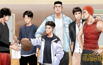 Slam Dunk, Basketball, Comic Art, Anime, Anime Boys Wallpaper