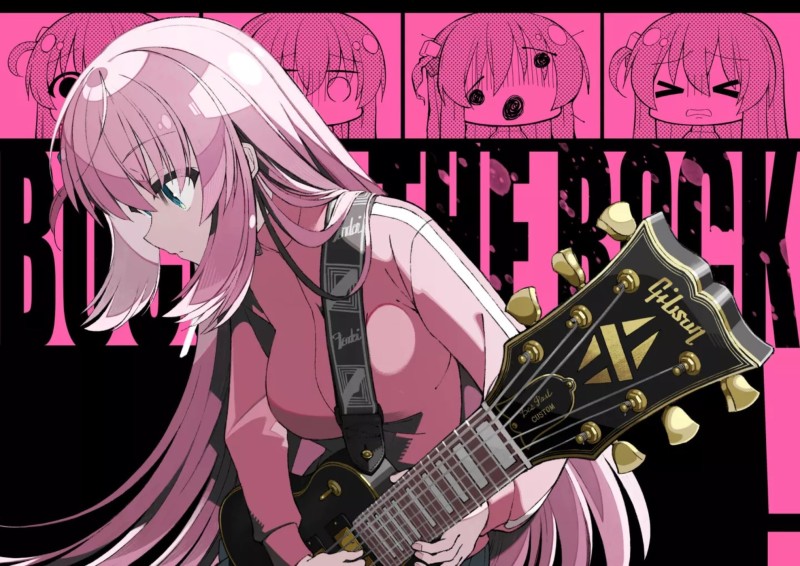 Anime, Anime Girls, BOCCHI THE ROCK!, Guitar Wallpaper
