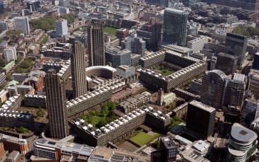 Photography, Aerial View, Building, Barbican, London Wallpaper