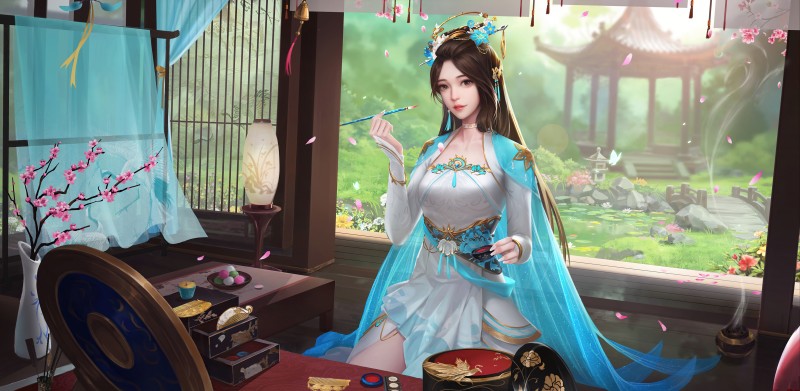 Three Kingdoms, Video Game Characters, Video Game Girls, Video Game Art Wallpaper
