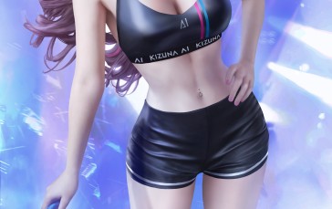 Kizuna Ai, Virtual Youtuber, Fictional Character, Anime, Anime Girls Wallpaper
