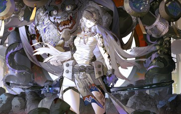 Punishing: Gray Raven, Lucia (Punishing Gray Raven), Alpha (Punishing Gray Raven), Anime Girls Wallpaper