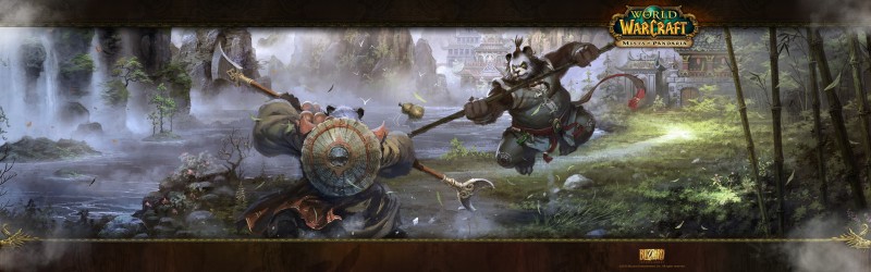 World of Warcraft: Mists of Pandaria, Pandaren, Wide Screen, World of Warcraft, Video Game Art, Blizzard Entertainment Wallpaper